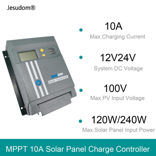 jesudom@ 1OA Solar Panel Charge Controller ap