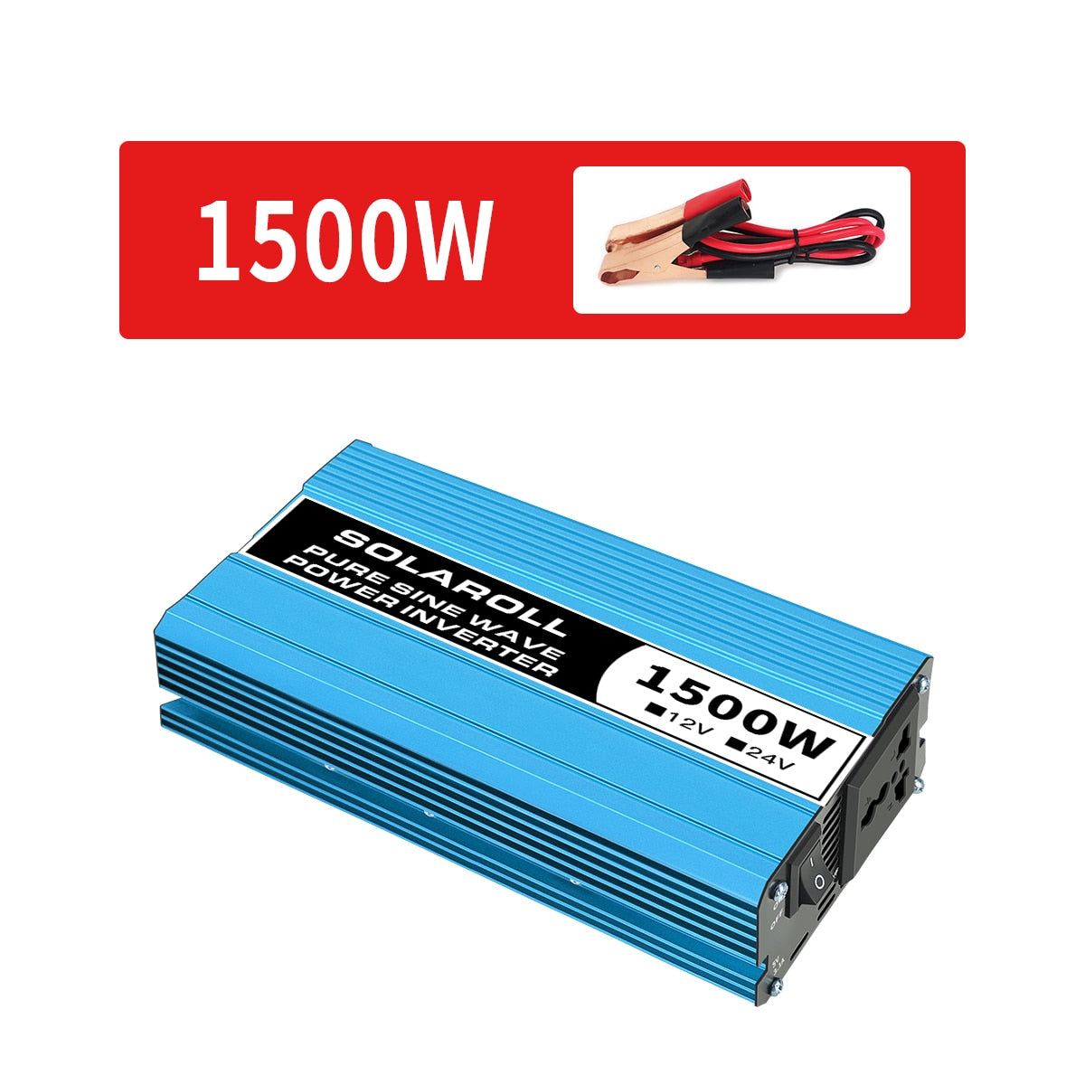 Pure Sine Wave Inverter DC12V/24V toAC220V 50HZ/60HZ 3000W 4000W 5000W Voltage Converter Portable Car Transformer Solar with LED