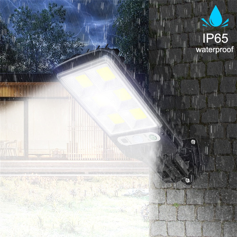Super Bright Solar Street Lights Outdoor Solar Lamp With 3 Light Mode Motion Sensor Wall Lighting for Garden Patio Path Yard