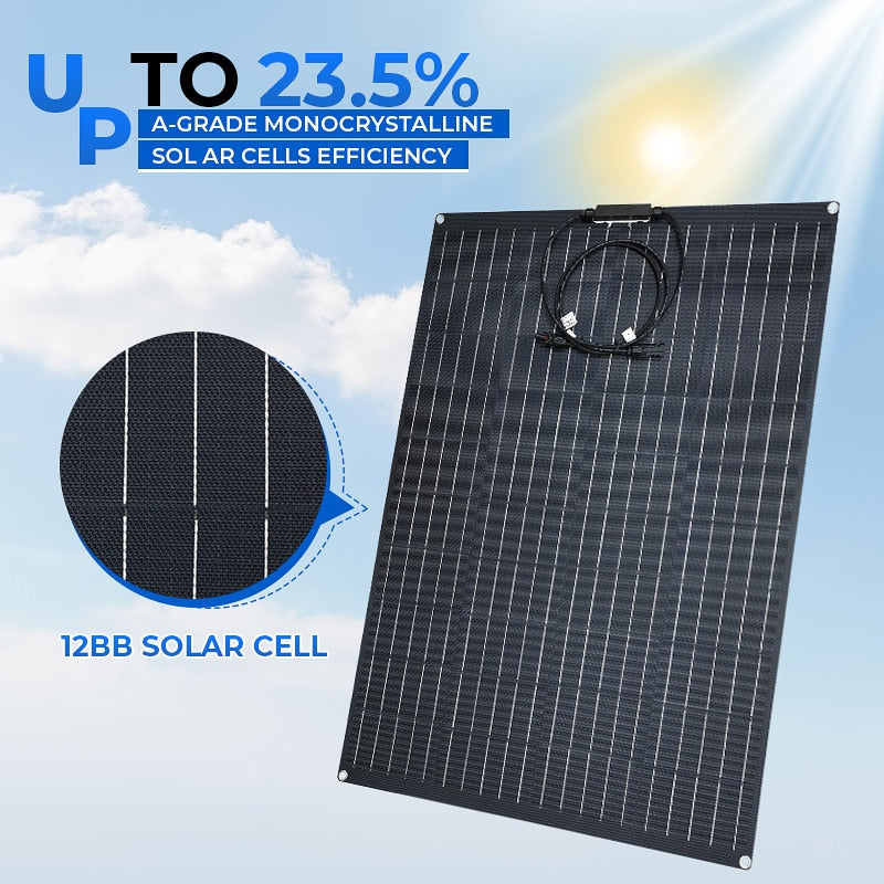300W Solar Panel, U TO .23.5% A-GRADE MONOC