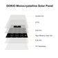 DOKIO Monocrystalline Solar Panel Junction box ETFE EVA Film