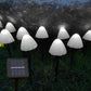 LED Outdoor Solar Garden Lights Mushroom String Lawn Lamps Waterproof Garland Landscape Decoration for Yard/Path/Party/Street