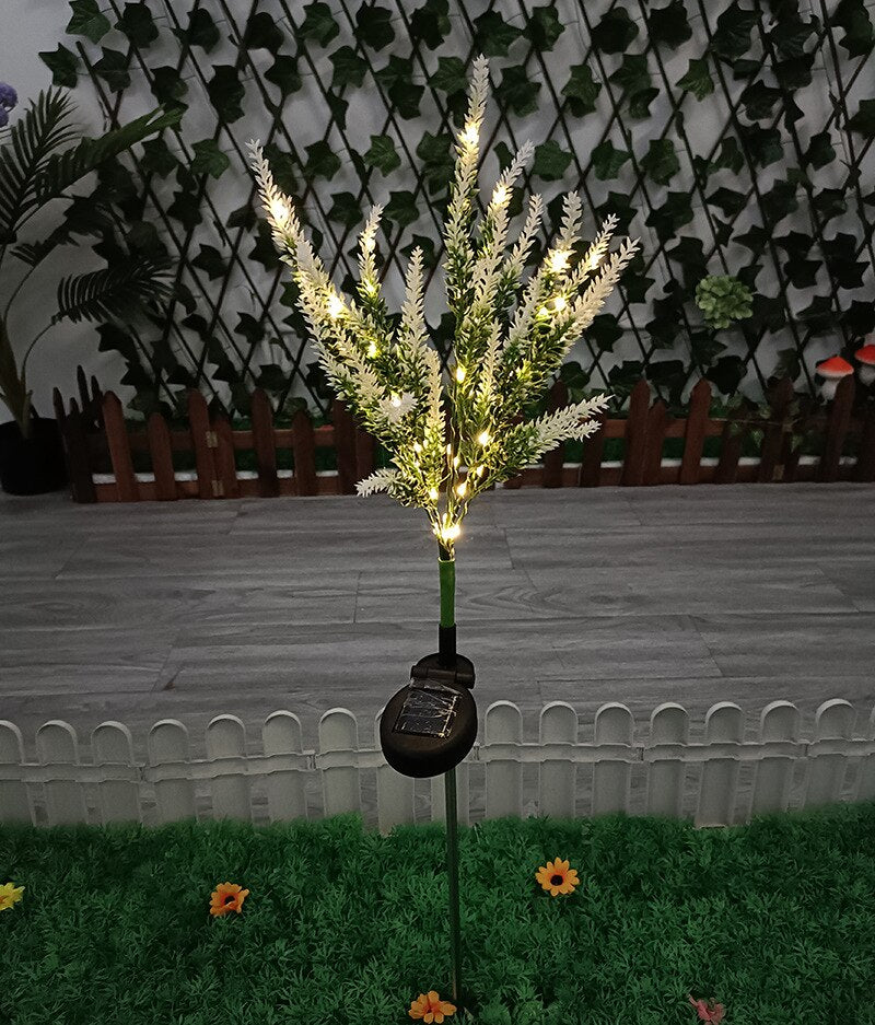 20LED Solar Lamp Solar Garlands Light Peach Flower Solar Lamp Power LED String Fairy Lights  Garden Christmas Decor for Outdoor