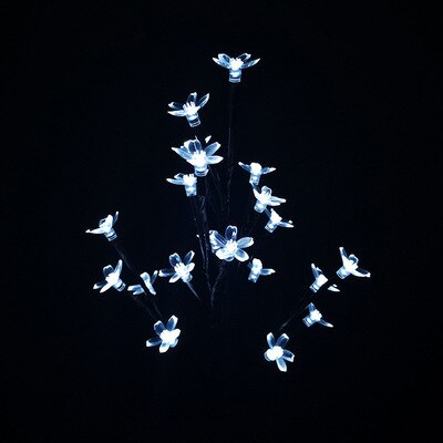 20LED Solar Lamp Solar Garlands Light Peach Flower Solar Lamp Power LED String Fairy Lights Garden Christmas Decor for Outdoor
