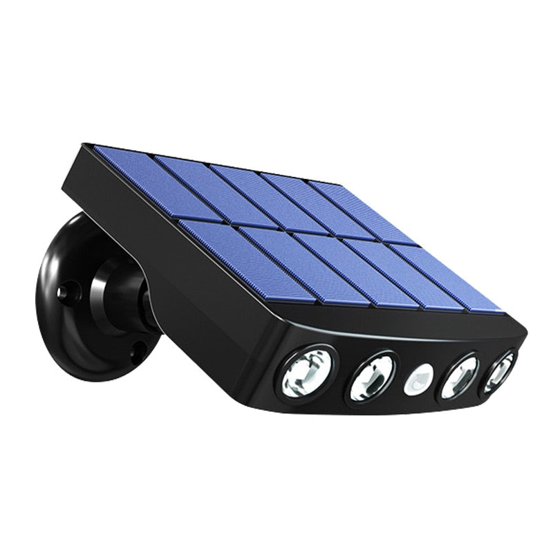 Powerful Solar Powered Led Wall Light Outdoor Motion Sensor Waterproof IP65 Lighting for Garden Path Garage Yard Street Lamps