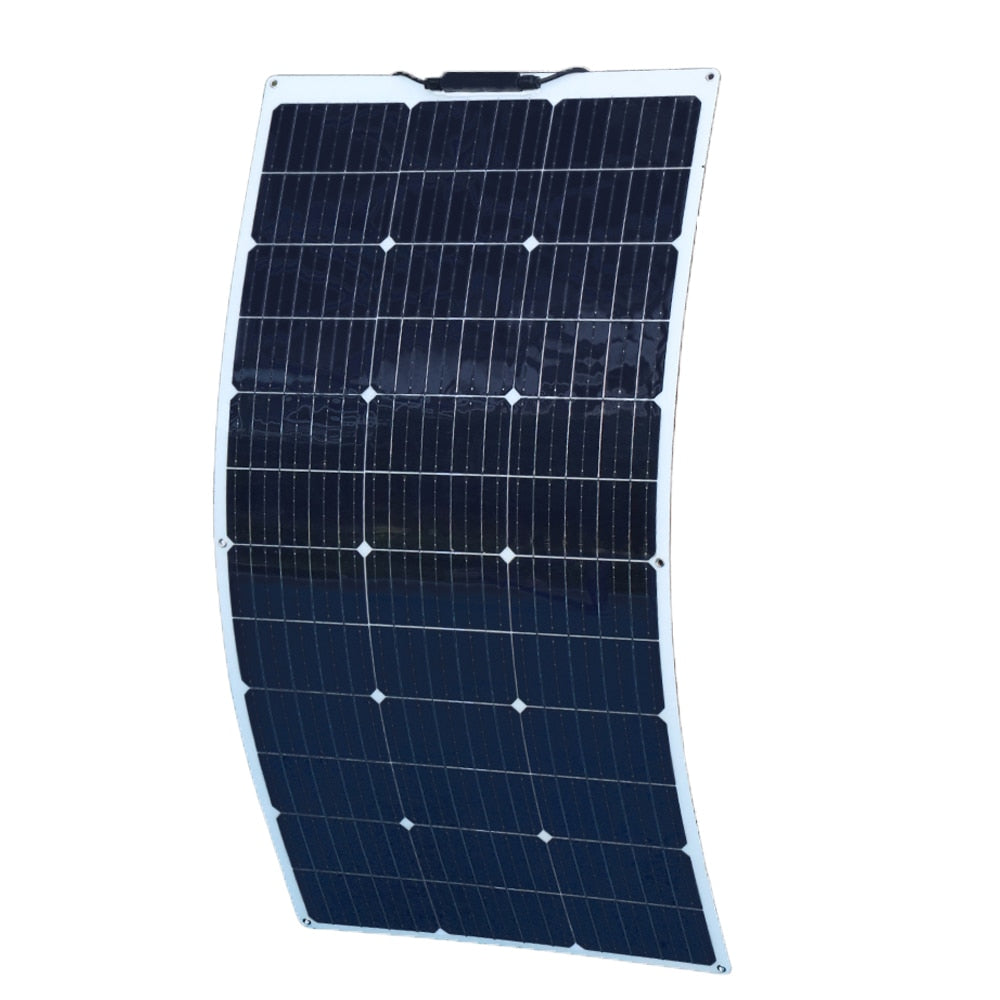 Flexible Solar Panel 200W Kit System 18V 100W Monocrystalline Panel Solar Camping Car RV Battery Charger Home Solares Paneles
