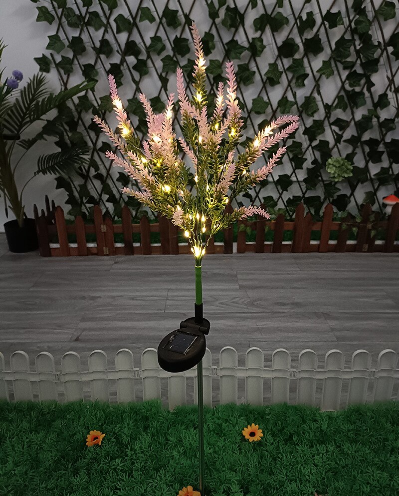 20LED Solar Lamp Solar Garlands Light Peach Flower Solar Lamp Power LED String Fairy Lights  Garden Christmas Decor for Outdoor