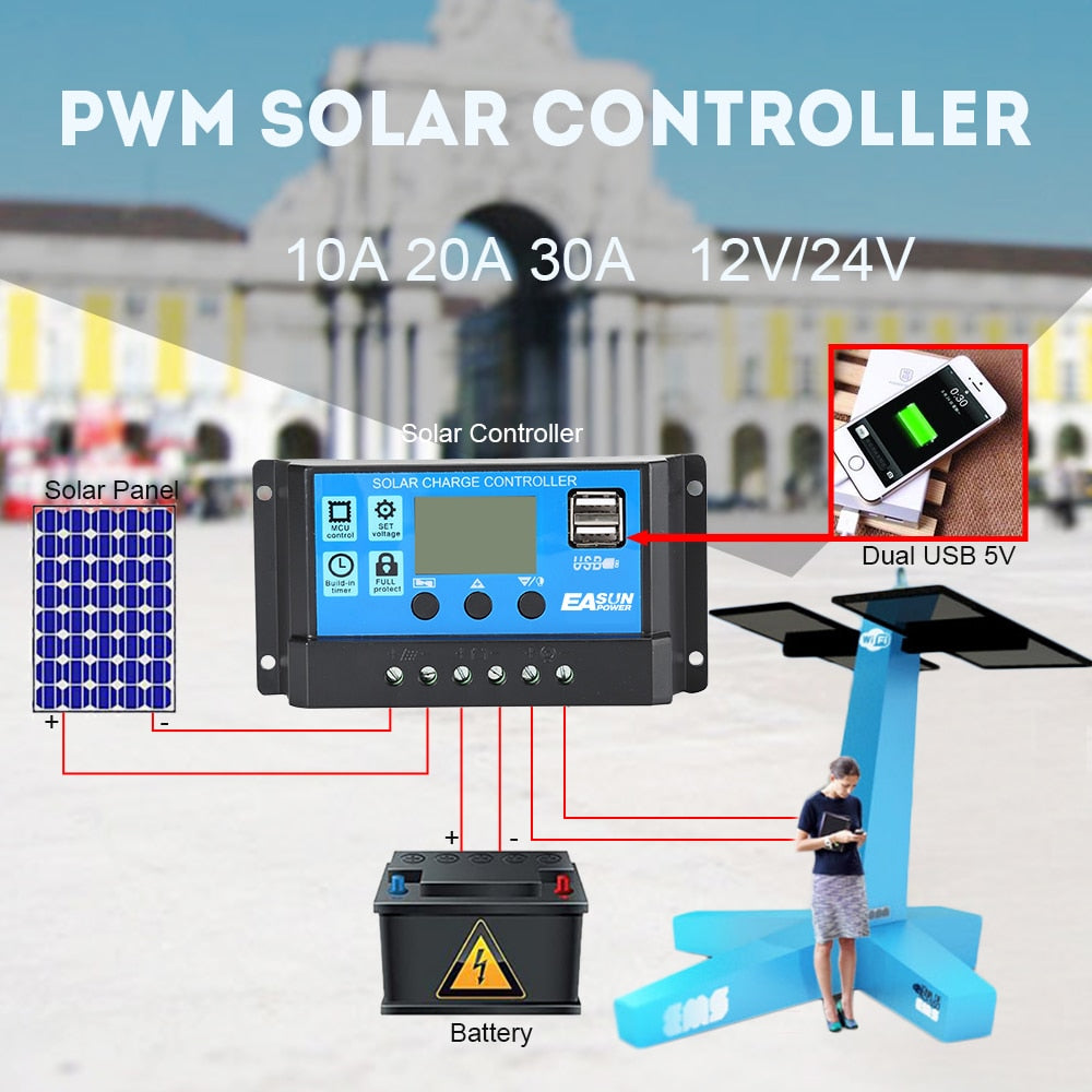 Solar Panel SOLAR CHARGE CONTROLLER_ 8584