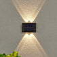 Solar Wall Lamp Outdoor Waterproof Up And Down Luminous Lighting