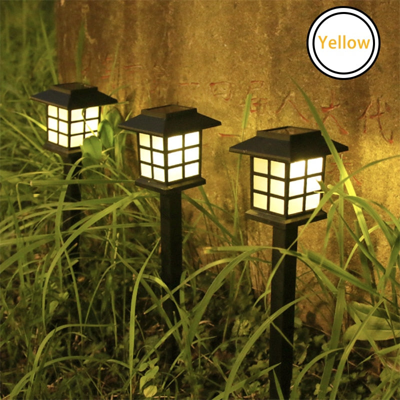 LED Solar Pathway Lights Lawn Lamp Outdoor Solar Lamp Decoration for Garden/Yard/Landscape/Patio/Driveway/Walkway Lighting