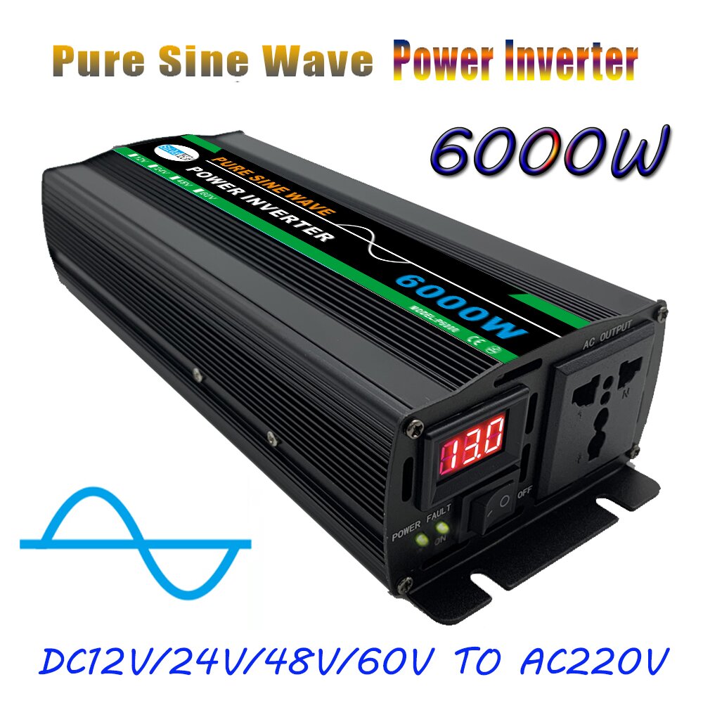 Pure Sine Wave Power Inverter 6000W Se AC L