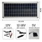 30W Solar Panel, 8 43.5CM 12V 12-18V 5V (DC output