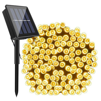 Outdoor Solar String Light 300LED Solar LED Light Waterproof for Garden Decoration Wedding Party Valentines Christmas Tree Homes