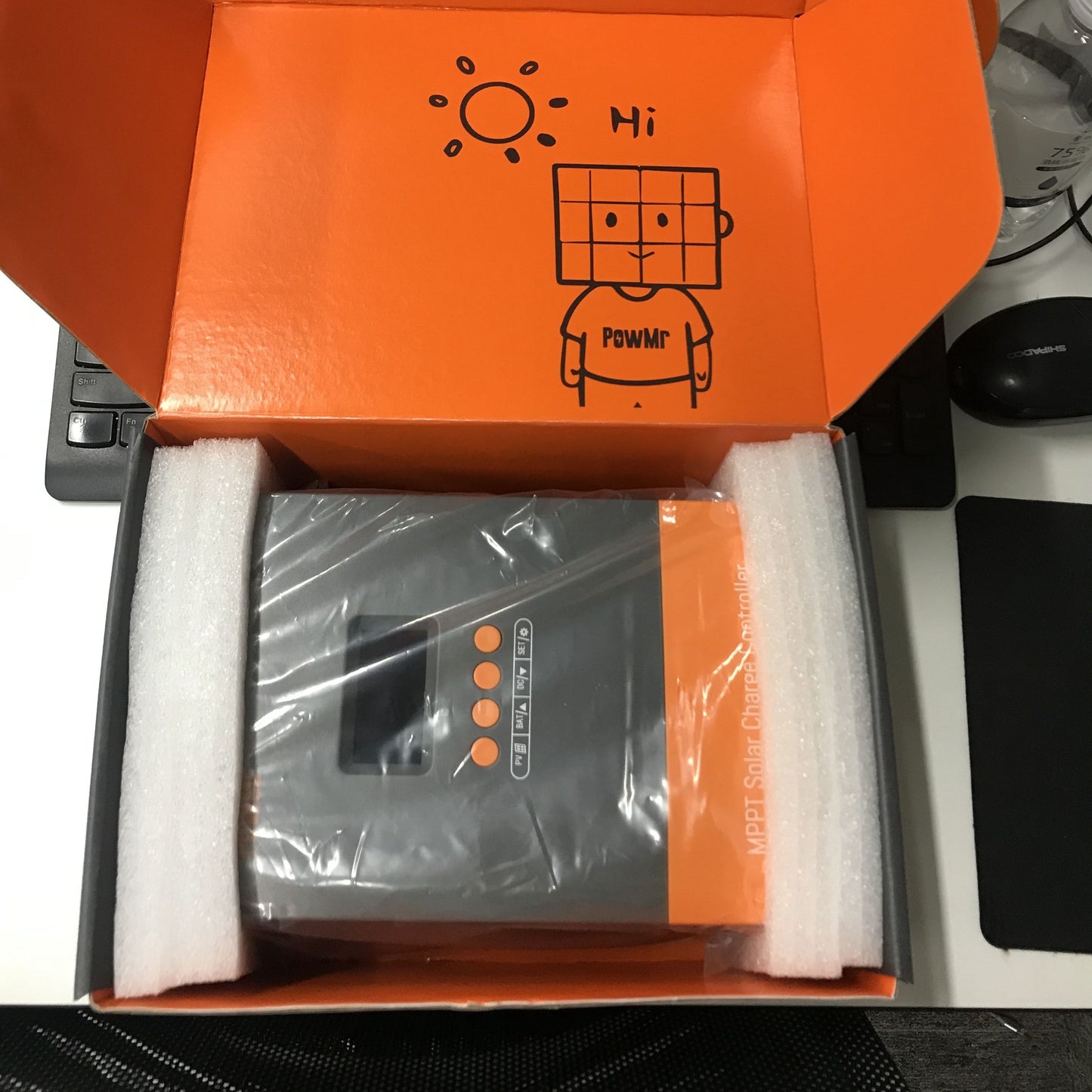 PowMr 100% MPPT 60A contrôleur de Charge solaire 190V Plus Version régulateur DSP fonctionne pour batterie solaire 12V 24V 36V 48V panneau solaire