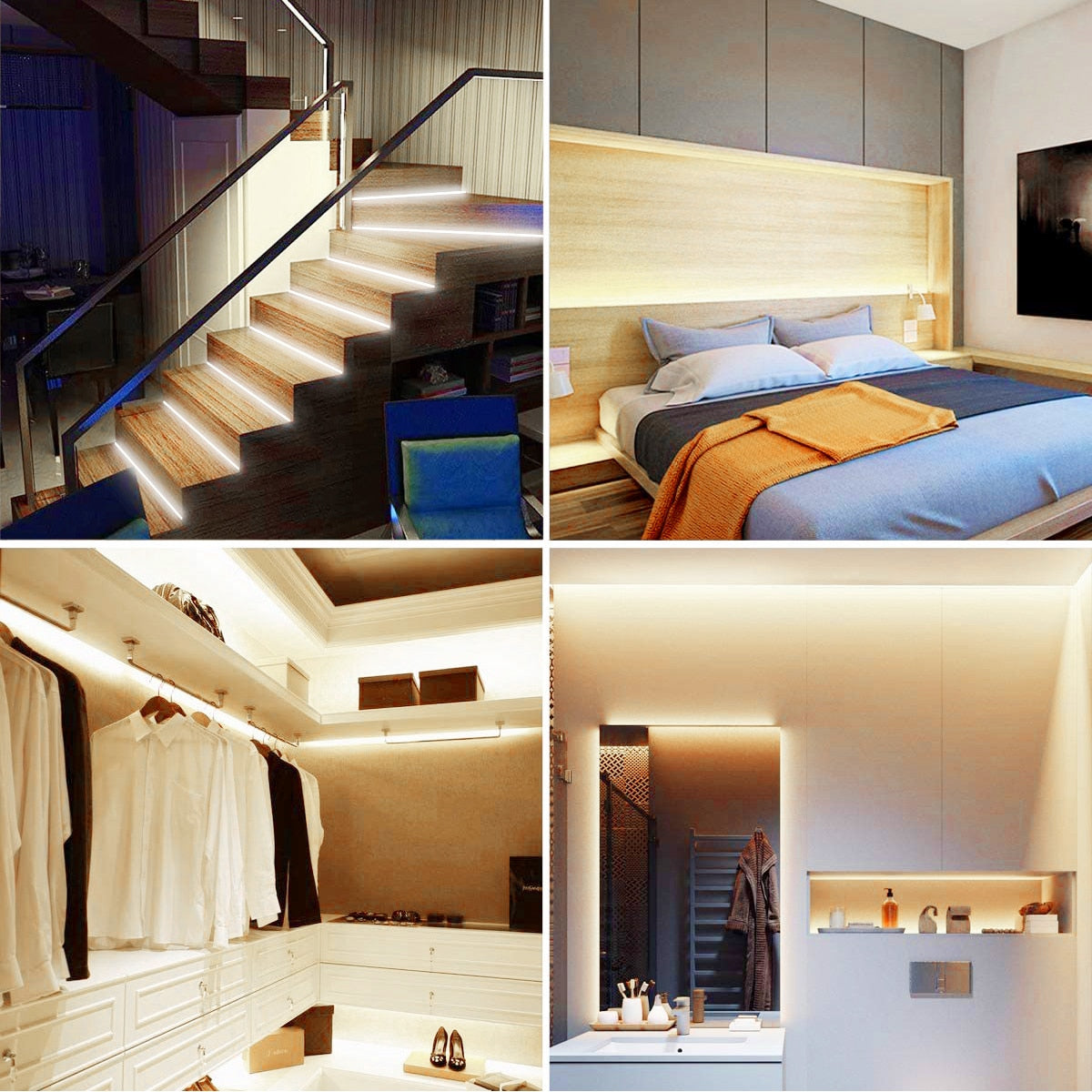 PAUTIX COB LED Strip Light High Density 320 480 LEDs 12V/24V Flexible LED Strip Warm Nature Cool White RA90 Linear Dimmable