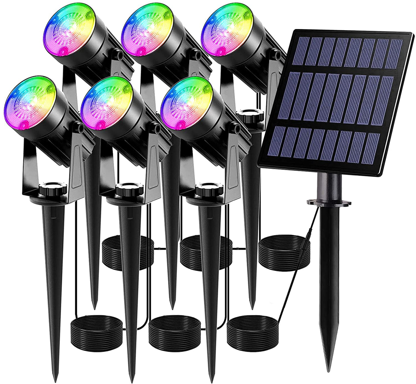 T-SUNRISE LED Solar Light Outdoor IP65 impermeabile bianco caldo bianco freddo solare illuminazione da giardino decorazioni per esterni lampade da prato