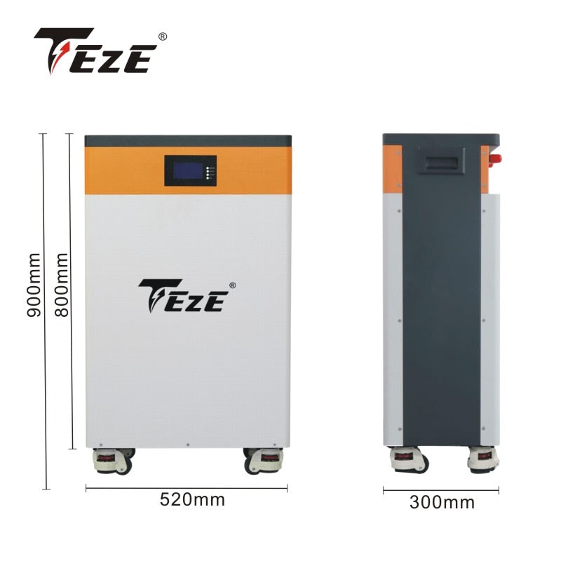 Pay by Installment 48V 15KWh 300Ah LifePo4 Battery PowerWall Home Storage Batteri Built-in BMS System Bateria Solar Backup Power