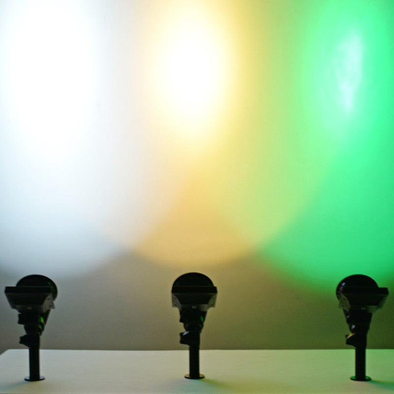 Solar Lawn Lamp RGB LED Garden Buildings Outdoor Decor Patio Courtyard Pathway Landscape Lighting Luces Solares Para Exterior