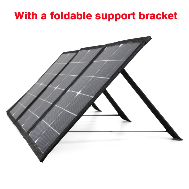 With a foldable support