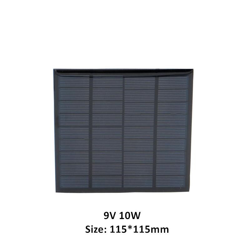 6V 9V 18V Mini Solar Panel 10W 20W 30W Portable Waterproof Solar Cell Solar System for Battery Cell Phone Chargers for Camping