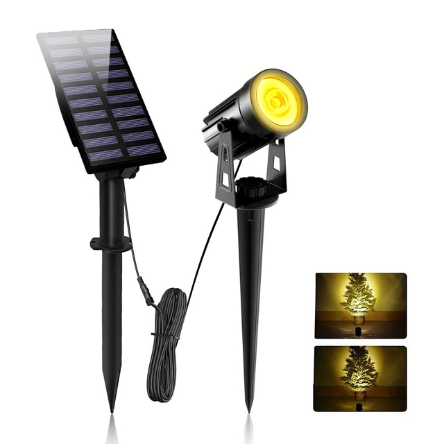 T-SUNRISE LED Solar Light Outdoor IP65 impermeabile bianco caldo bianco freddo solare illuminazione da giardino decorazioni per esterni lampade da prato