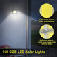 COB LED Solar Powered Light, COB LED is lighting softer (not dazzling)