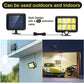 COB LED Solar Powered Light, can be used outdoors and indoors Split Design: with a S