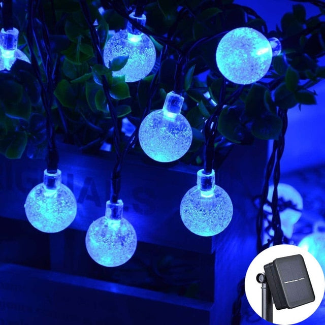 String Light Solar 100 LEDs Fairy Lights Outdoor Garden Wedding Decoration Lamp 12M/13M IP65 Waterproof Garland Furniture Light