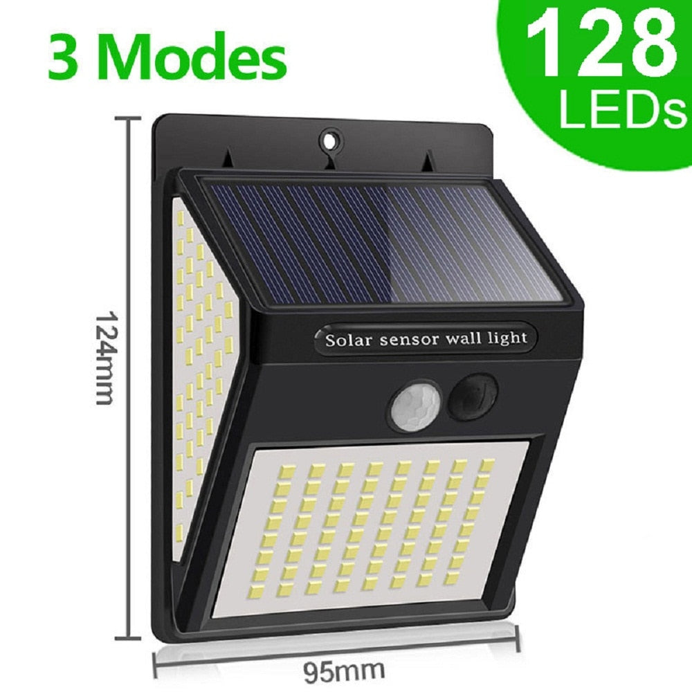 Réverbère d'énergie solaire lumières de capteur solaire extérieures pour le décor de jardin 432 réflecteur Led allumant la lanterne solaire energia étanche