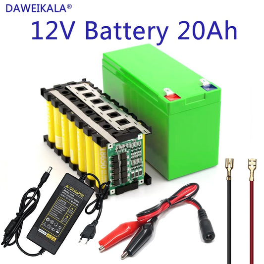 DAWEIKALA 12V Battery 2OAh 2 E