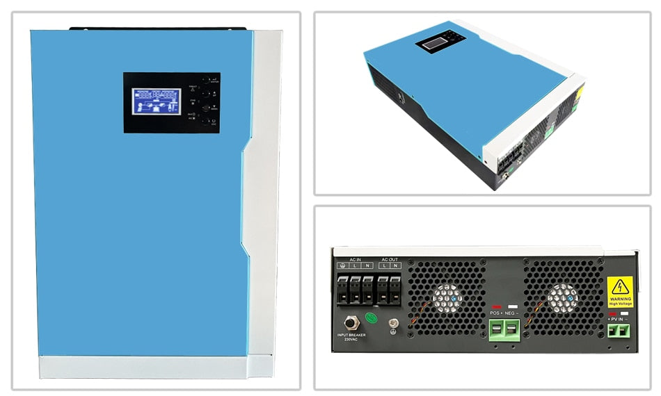 3.5KW Solar Hybrid Inverter Pure Sine Wave with 100A MPPT Solar Charge Controller 24VDC to 220VAC With WiFI Modle