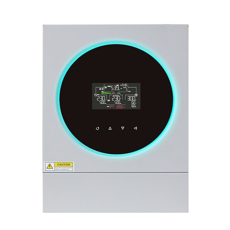 Onduleur solaire hybride MPPT 5600W 120A 48V Contrôleur de charge solaire Wi-Fi intégré 230VAC Max.PV Array Power 6000W
