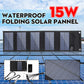 15/20W 5V Solar Panel, WATERPROOF 15w FOLDING SOLAR PANN