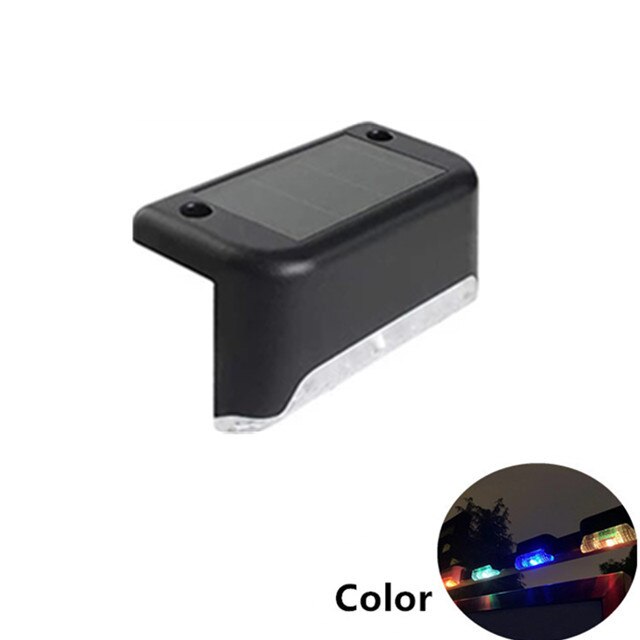 LED solaire escalier lumière étanche extérieur jardin lumières solaires terrasse garde-corps étape lumière paysage lampe accessoires de jardin
