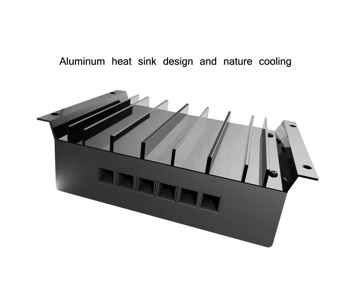 S60 - Contrôleur de charge solaire PowMr 60A PWM avec écran LCD 0 couche