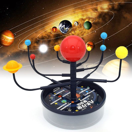 1Set Solar System Nine Planets Model Science Kit DIY Assembly Parent-child Interaction Planetarium Toy Kids Educational Toy
