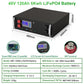 LiFePO4 48V 230Ah 200Ah 100Ah Battery Pack 51.2V 12Kw 10Kw 6000 Cycle Max 32 Parallel PC Monitor Inverter Battery With CAN RS485