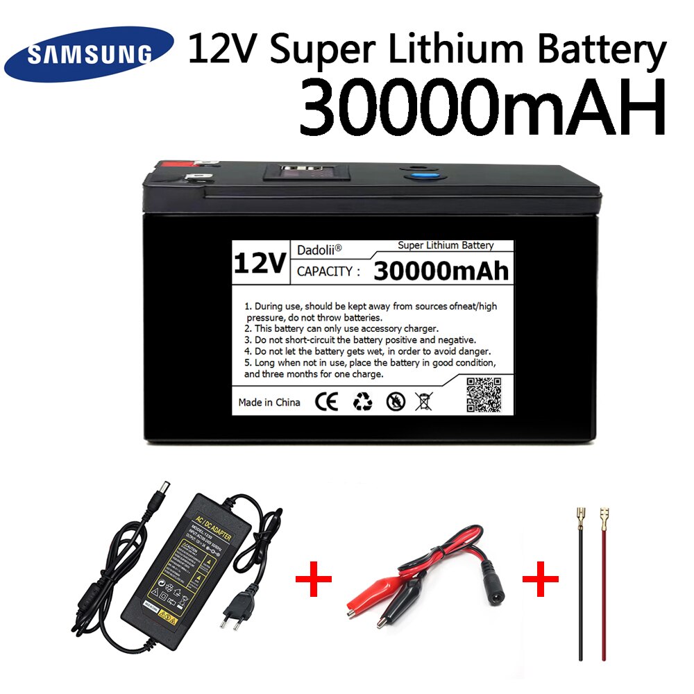 SAMSUNG 12V Super Lithium Battery 3OOOOm