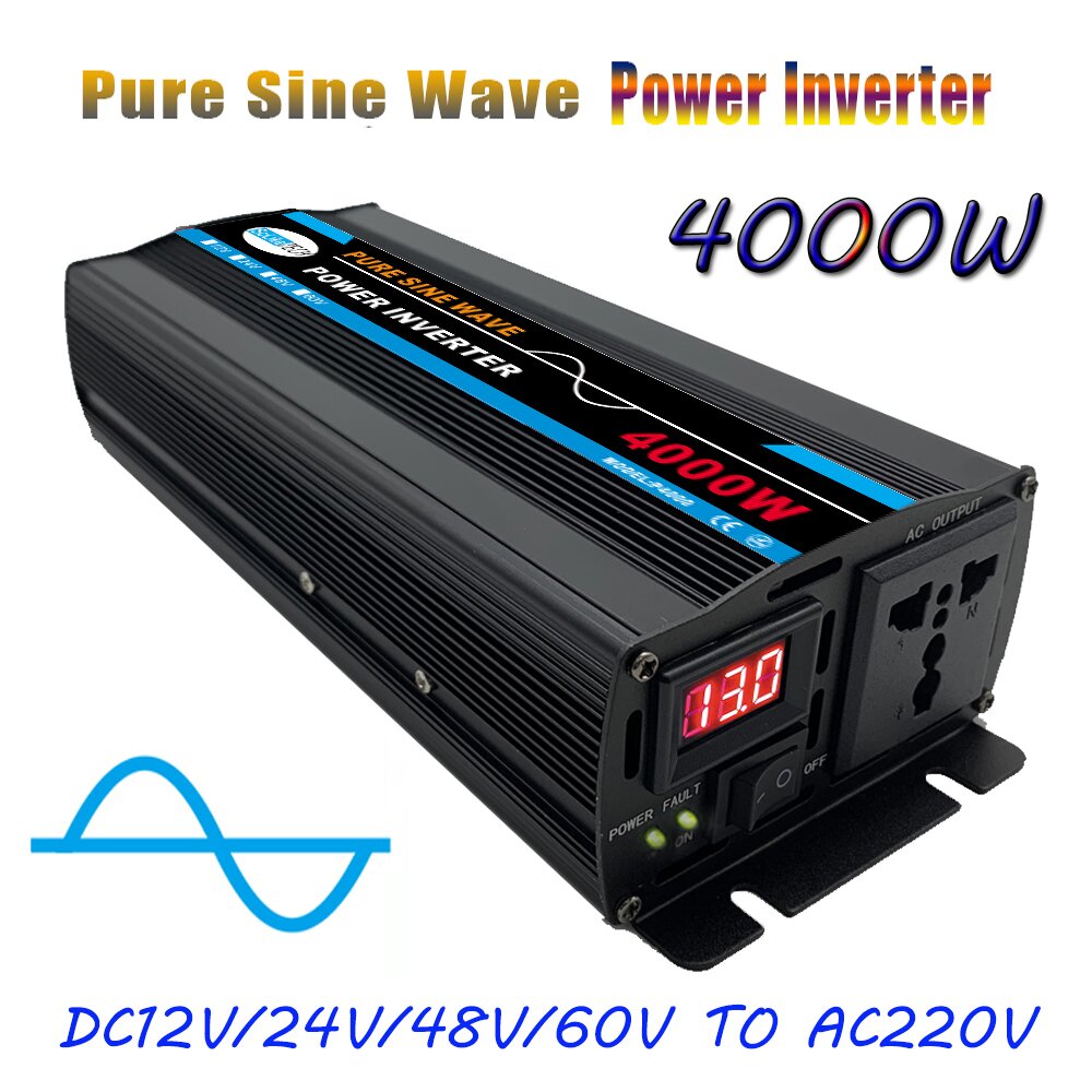 Pure Sine Wave Power Inverter #oooW E