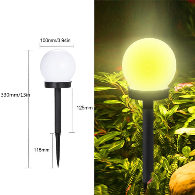 Luz solar al aire libre Lámpara de regadera Lámparas solares de jardín para luces de iluminación de jardín Decoración de patio Luces de jardín al aire libre