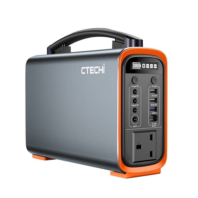 Stazione di alimentazione portatile 320Wh Lifepo4 Generatore esterno ad energia solare 200W Alimentazione di emergenza Cpap Batteria di backup per il campeggio