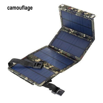 160W Foldable Solar Panel 5V Portable Battery Charger USB Port Outdoor Waterproof Power Bank for Phone PC Car RV Boat Camping