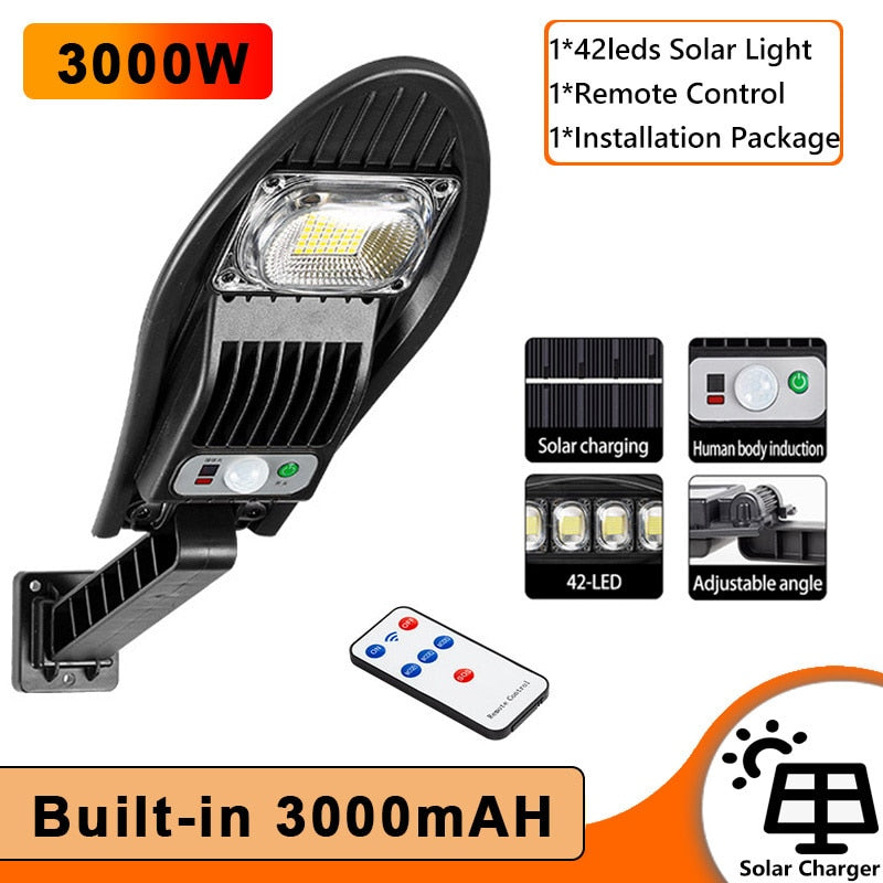 Built-in 3000mAH Solar Charger for human body