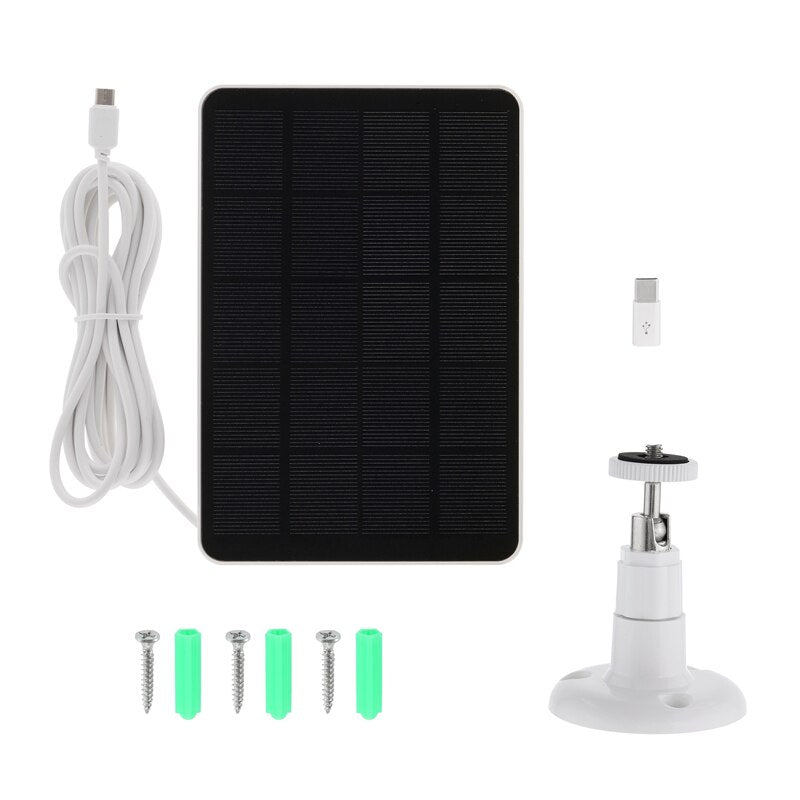 Pannello solare 4W Caricabatterie per celle solari 5V Escursionismo all'aperto Pannello di ricarica Sunpower impermeabile per piccolo sistema di illuminazione domestica