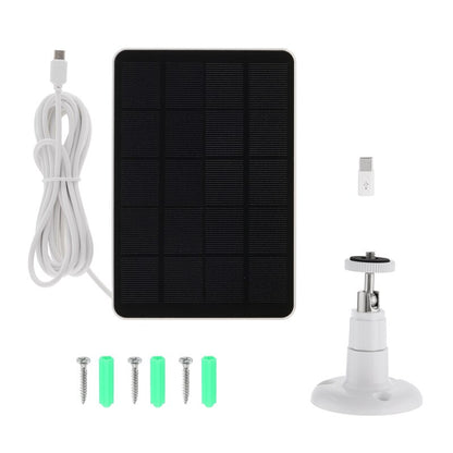 Solar Panel 4W Solar Cells Charger 5V Outdoor Hiking Waterproof Sunpower Charging Panel for Small Home Light System