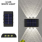 LED Solar Wall Lamp Outdoor Wall Light Ip65 Waterproof Garden Decoration Balcony Yard Street Decor Lamps Outside Sunlights