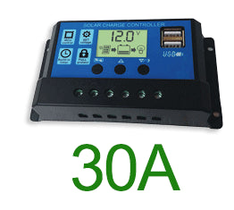 Professional Solar Panel Controller Battery Charge Regulator 2USB 12V/24V 10A~100A Photovoltaic Street Lamp Control System