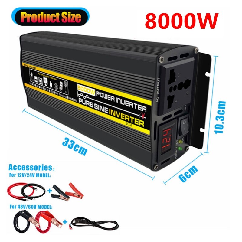 Accessories: For 12V/24V MODEL: For 48V