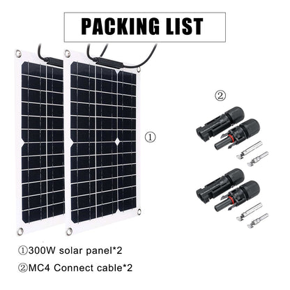 PACKING LIST D300W solar panel*2 2MC