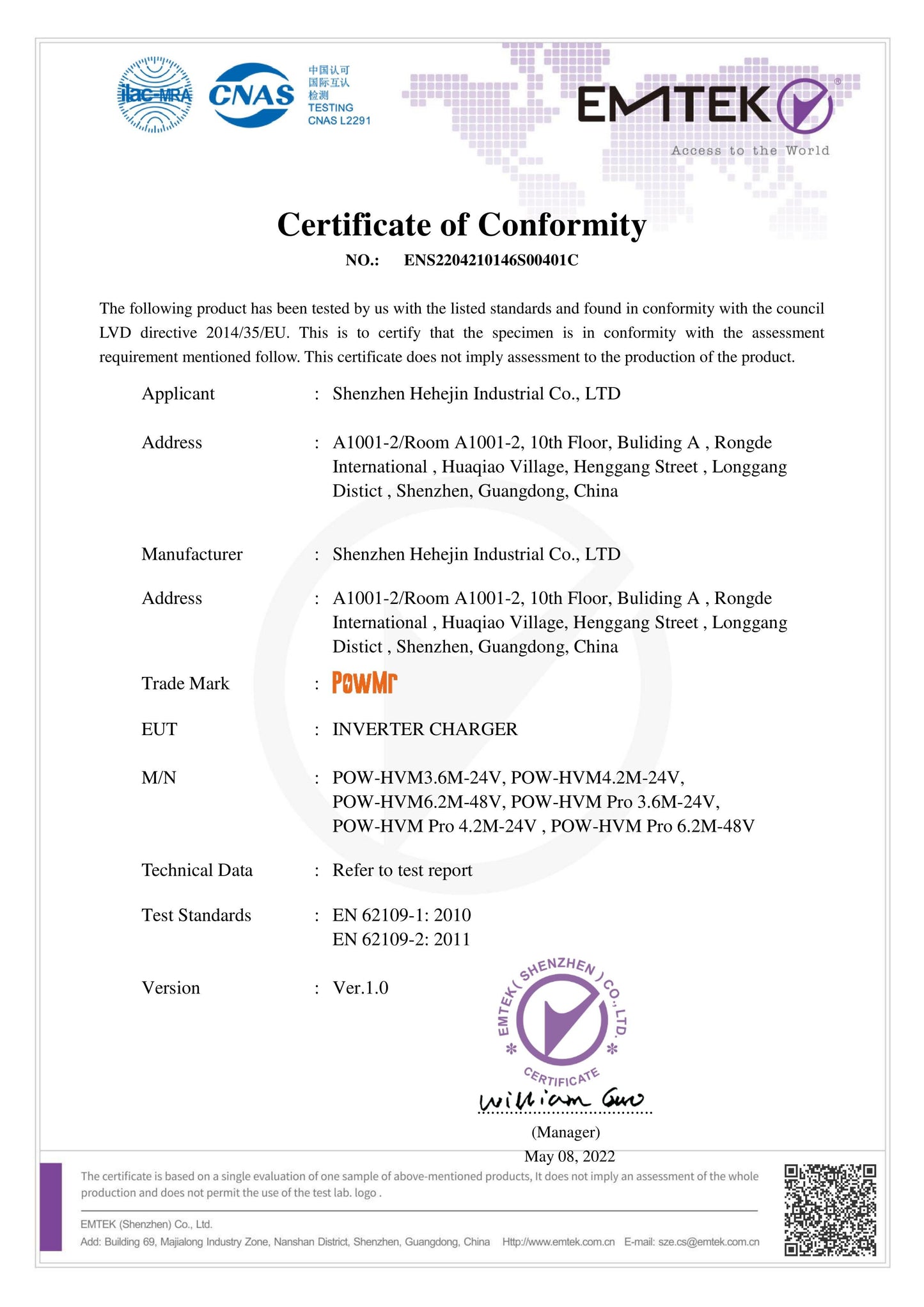 PowMr 6200W Grid Tied Inverter 48V 230VAC MPPT 80A Output With Max Solar Panel 500VDC Input Buid-in MPPT Solar Charge Controller